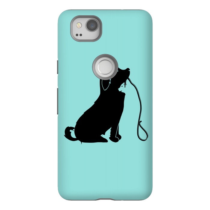 Pixel 2 StrongFit Animals green by Coffee Man