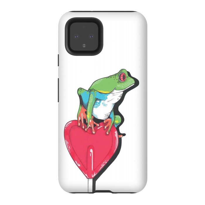 Pixel 4 StrongFit You frog my life by Varo Lojo