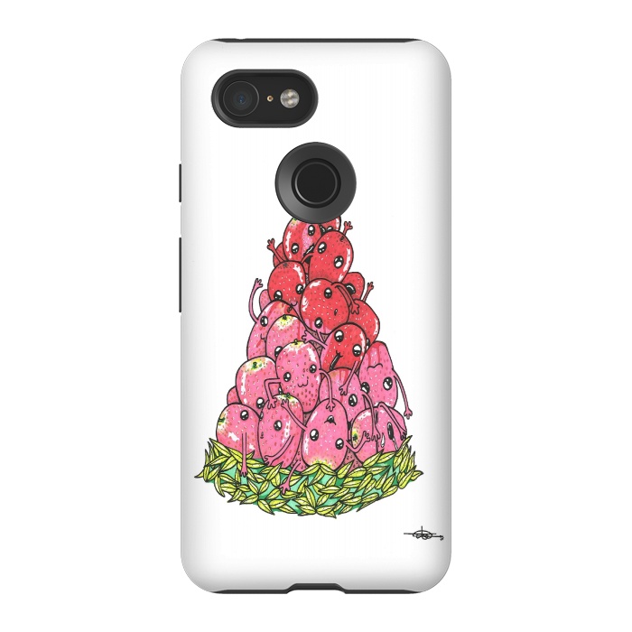 Pixel 3 StrongFit Strawberrymelon by Varo Lojo