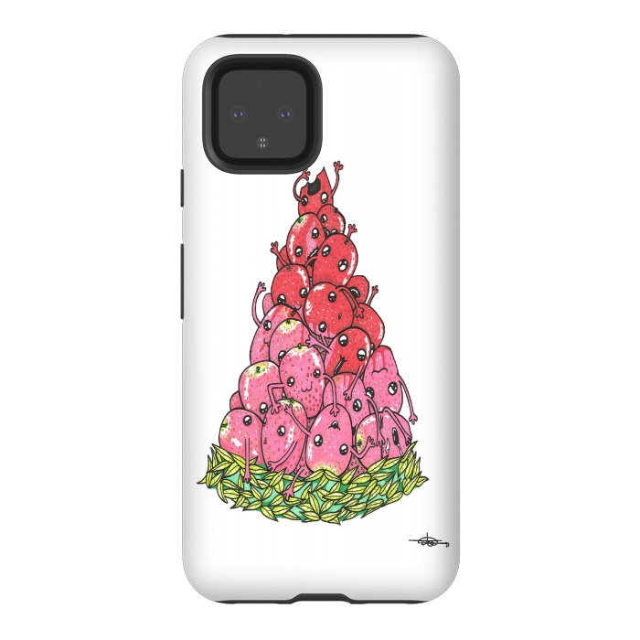 Pixel 4 StrongFit Strawberrymelon by Varo Lojo