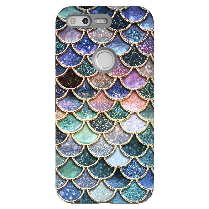 Pixel StrongFit Multicolor Metal Mermaid Scales by  Utart