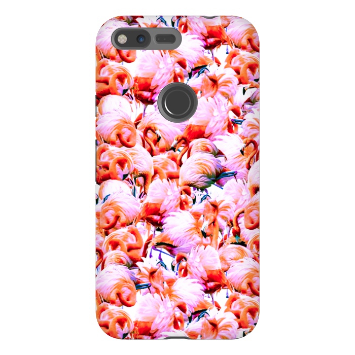 Pixel XL StrongFit Dream of pink flamingos by Mmartabc