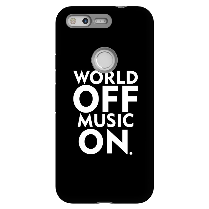 Pixel StrongFit World Off Music On by Dhruv Narelia