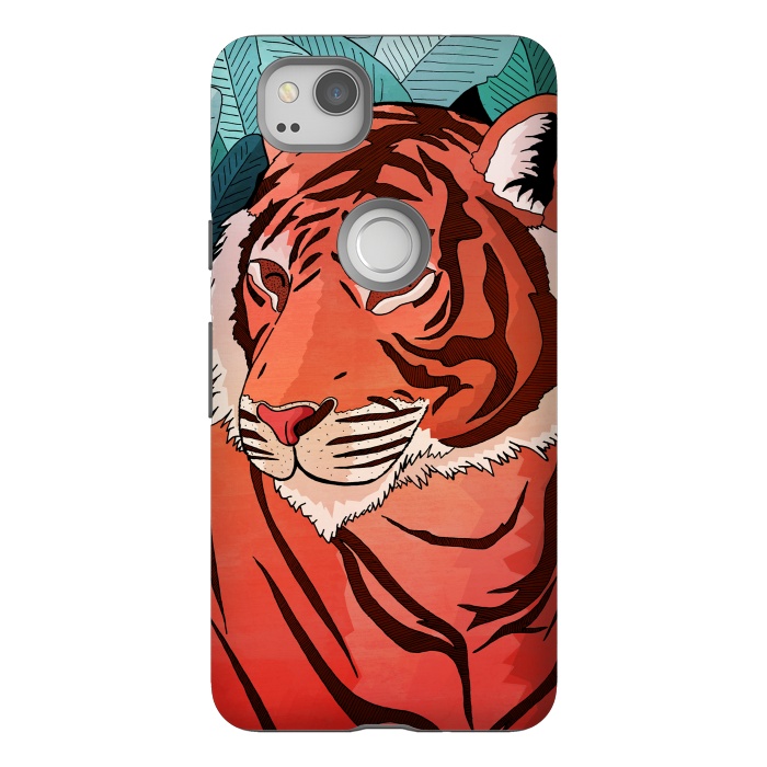 Pixel 2 StrongFit Tiger in the jungle  by Steve Wade (Swade)
