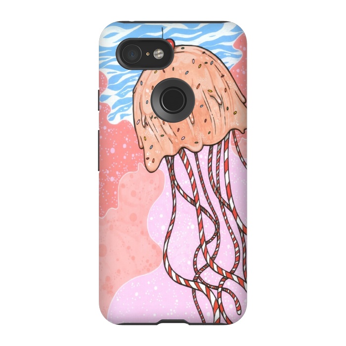 Pixel 3 StrongFit Jellyfish Candy by Varo Lojo