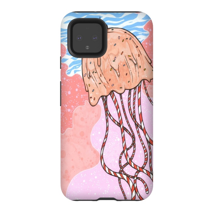 Pixel 4 StrongFit Jellyfish Candy by Varo Lojo
