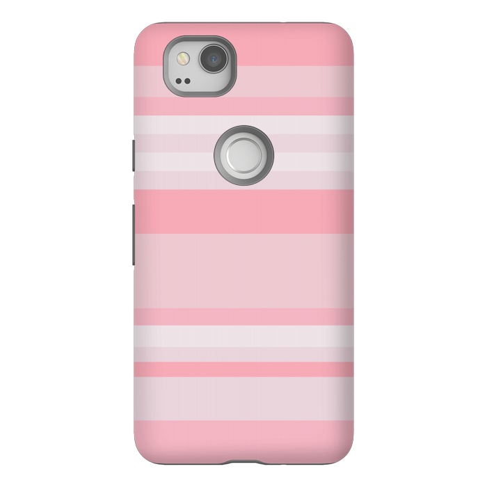 Pixel 2 StrongFit Pink Stripes by Dhruv Narelia