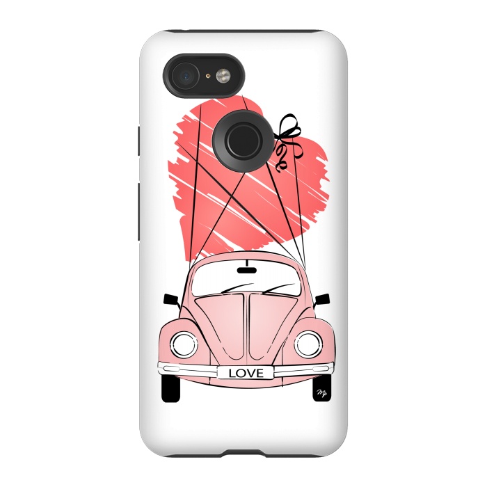 Pixel 3 StrongFit Love Car by Martina