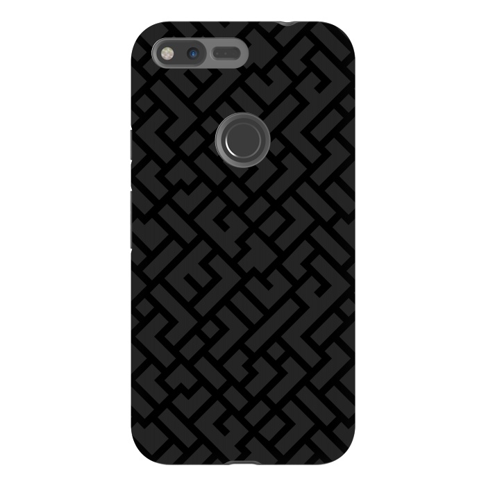 Pixel XL StrongFit Black Labyrinth by Sitchko