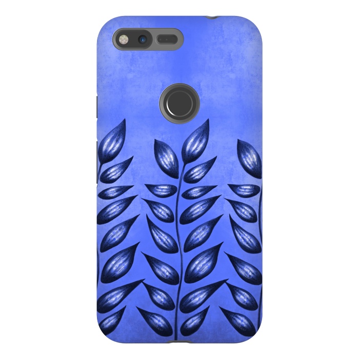 Pixel XL StrongFit Beautiful Decorative Blue Plant With Pointy Leaves by Boriana Giormova