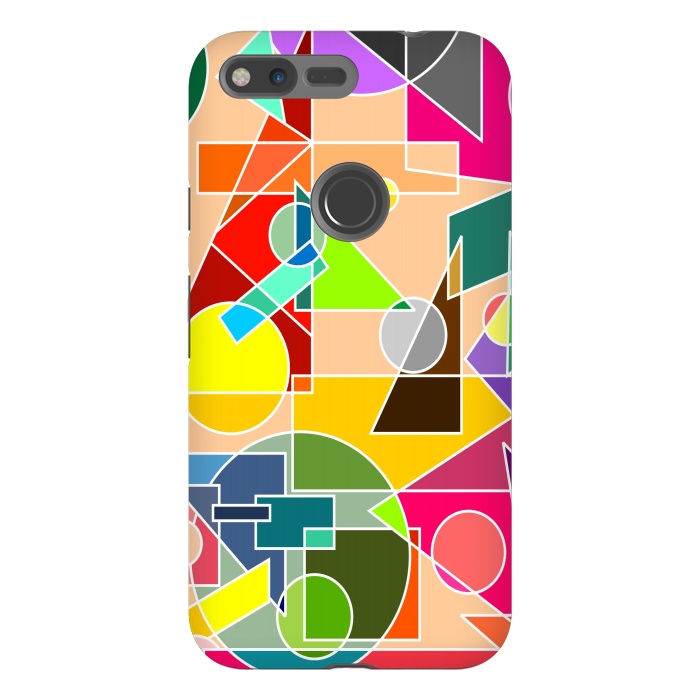 Pixel XL StrongFit Geometrical shapes by Dhruv Narelia