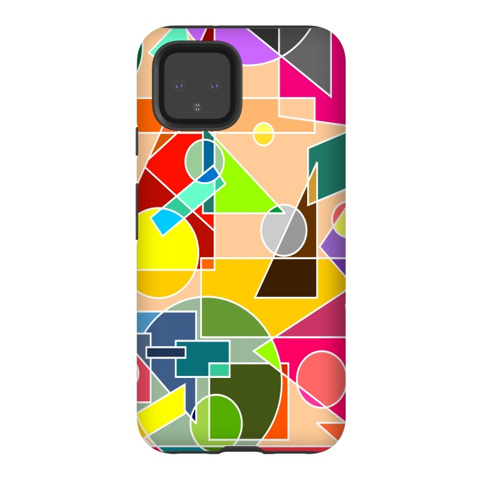 Pixel 4 StrongFit Geometrical shapes by Dhruv Narelia
