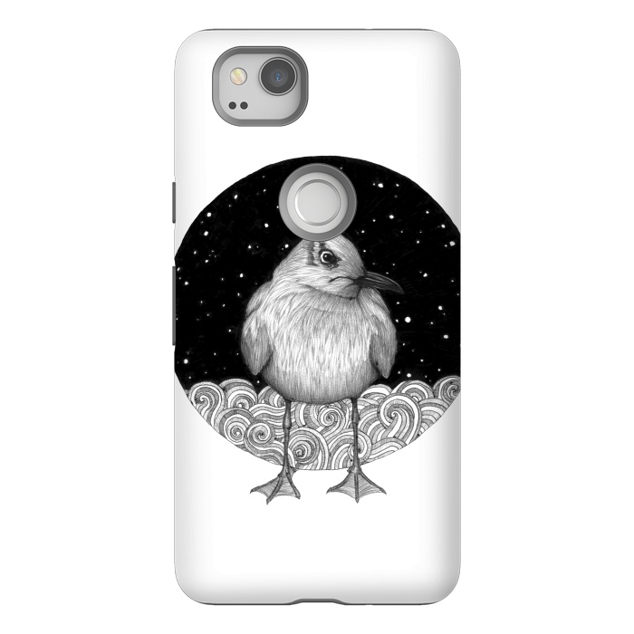 Pixel 2 StrongFit Seagull on a Starry Night by ECMazur 