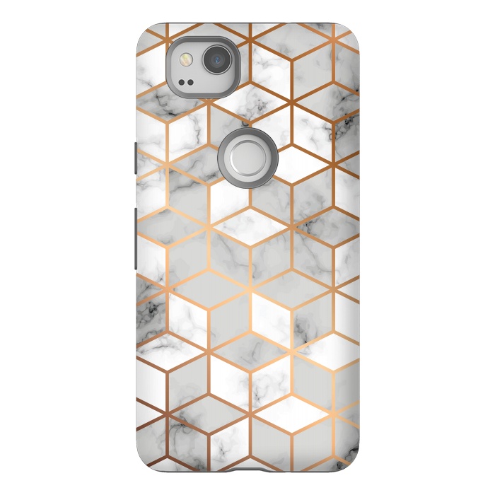 Pixel 2 StrongFit Marble Geometry 007 by Jelena Obradovic