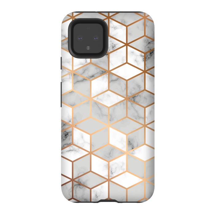 Pixel 4 StrongFit Marble Geometry 007 by Jelena Obradovic