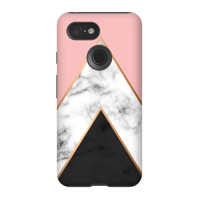 Pixel 3 StrongFit Marble Geometry 010 by Jelena Obradovic