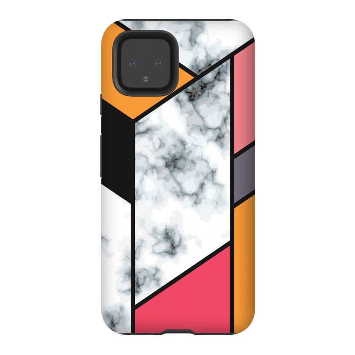 Pixel 4 StrongFit Marble Geometry 012 by Jelena Obradovic