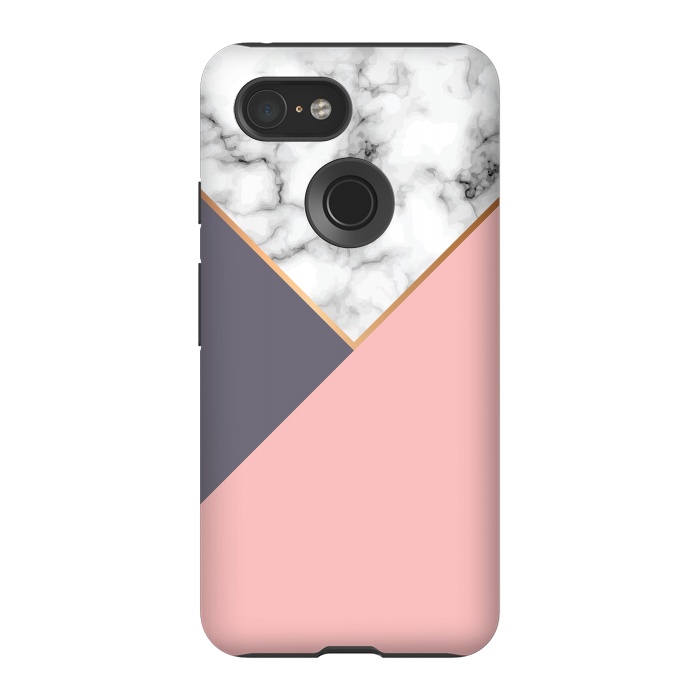 Pixel 3 StrongFit Marble Geometry 017 by Jelena Obradovic