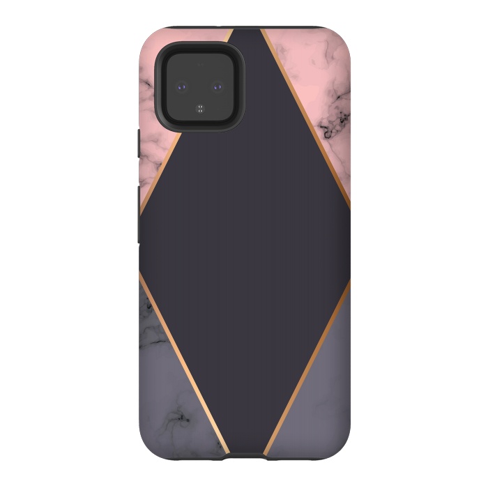Pixel 4 StrongFit Marble Geometry 018 by Jelena Obradovic