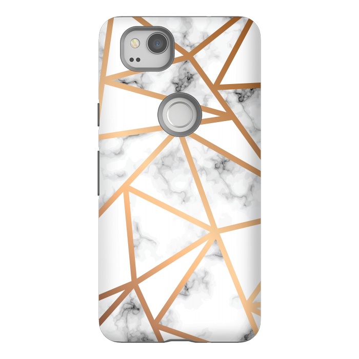 Pixel 2 StrongFit Marble Geometry 021 by Jelena Obradovic