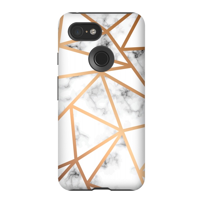 Pixel 3 StrongFit Marble Geometry 021 by Jelena Obradovic