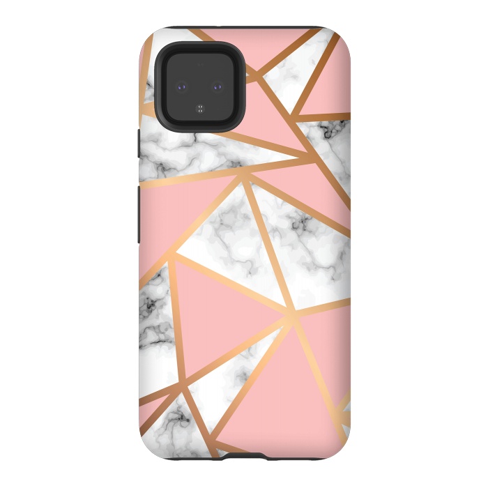 Pixel 4 StrongFit Marble Geometry 022 by Jelena Obradovic