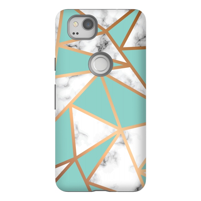 Pixel 2 StrongFit Marble Geometry 023 by Jelena Obradovic