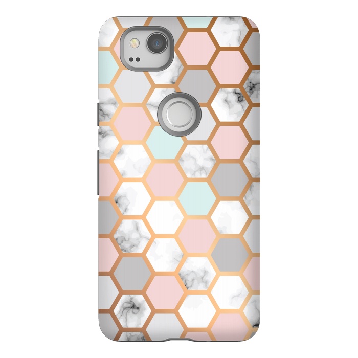 Pixel 2 StrongFit Marble Geometry 025 by Jelena Obradovic