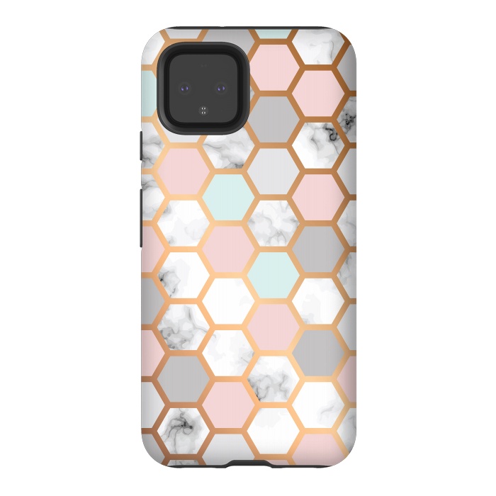 Pixel 4 StrongFit Marble Geometry 025 by Jelena Obradovic