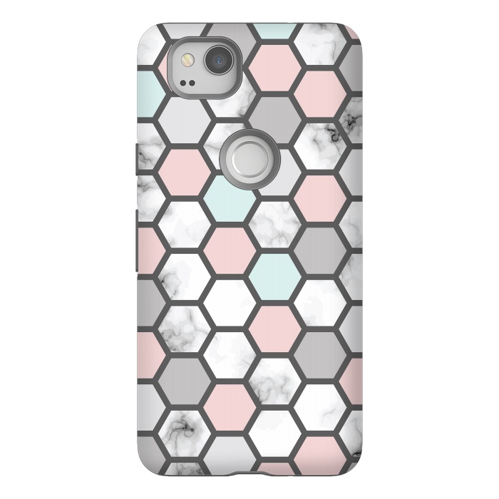 Pixel 2 StrongFit Marble Geometry 026 by Jelena Obradovic