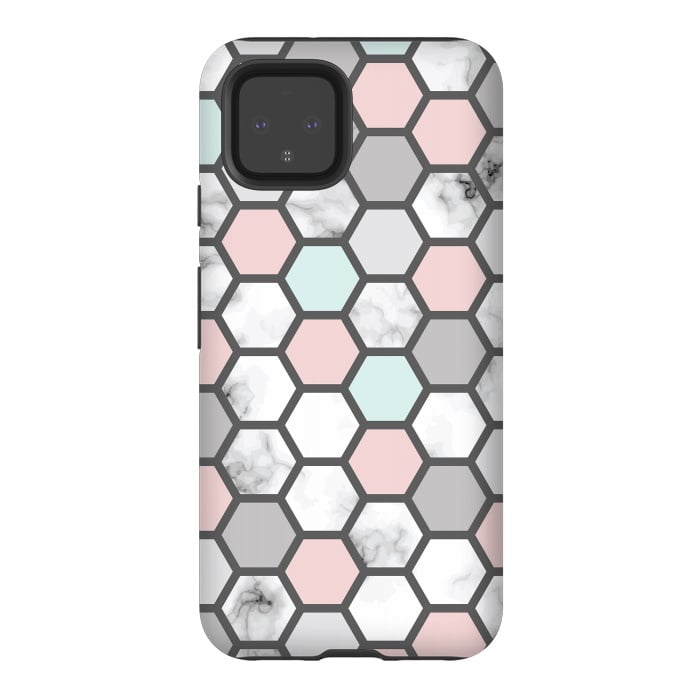 Pixel 4 StrongFit Marble Geometry 026 by Jelena Obradovic