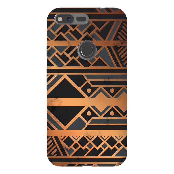 Pixel XL StrongFit Black and Gold 028 by Jelena Obradovic
