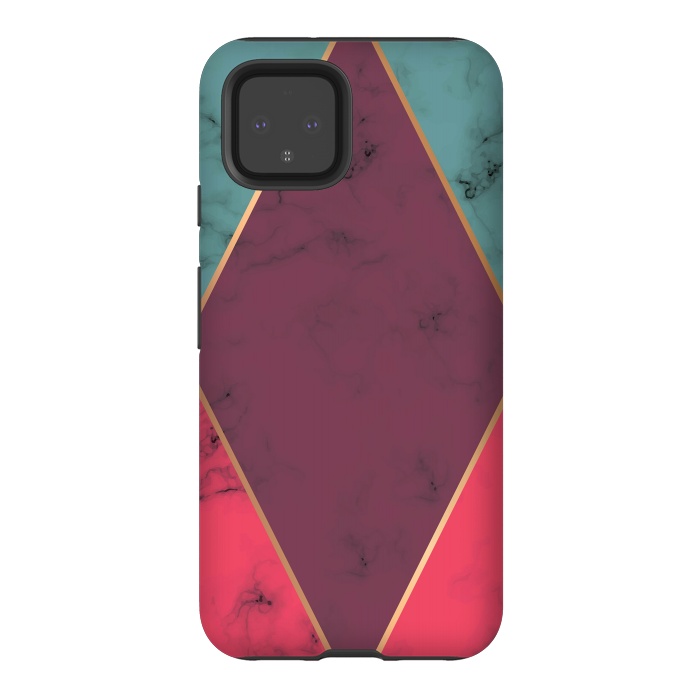 Pixel 4 StrongFit Marble Geometry 032 by Jelena Obradovic