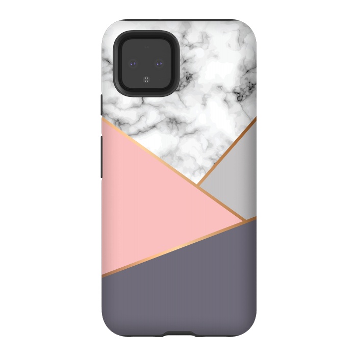Pixel 4 StrongFit Marble Geometry 033 by Jelena Obradovic