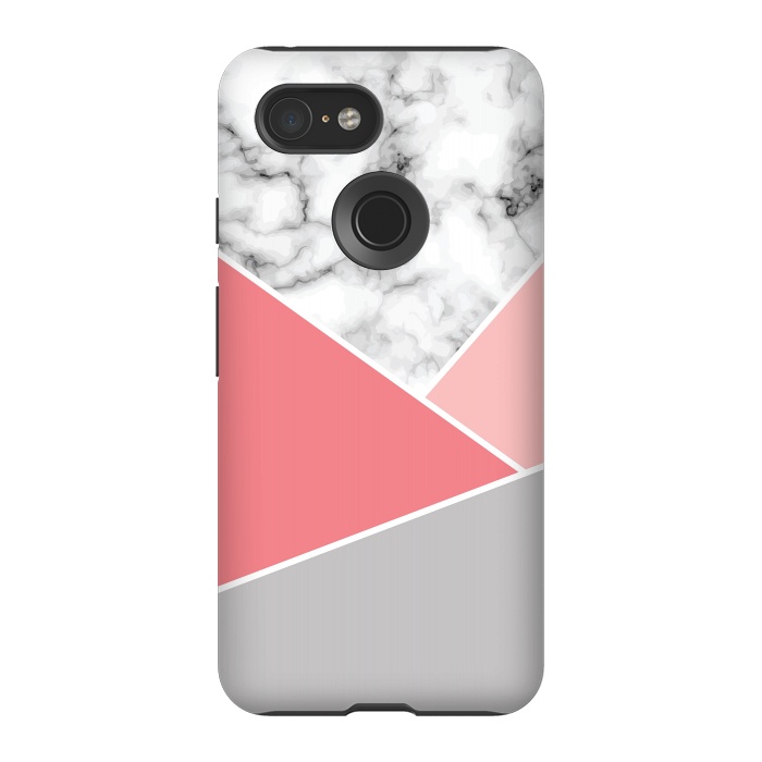 Pixel 3 StrongFit Marble Geometry 034 by Jelena Obradovic