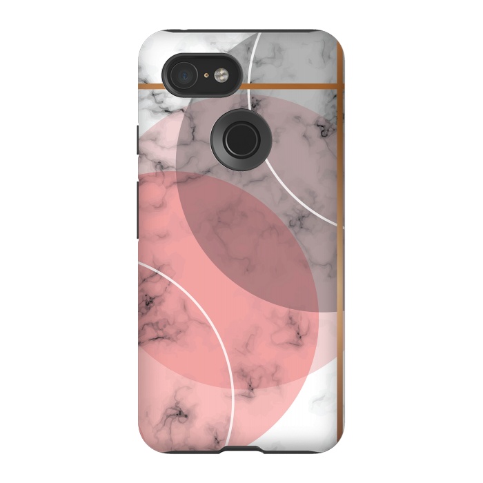 Pixel 3 StrongFit Marble Geometry 036 by Jelena Obradovic