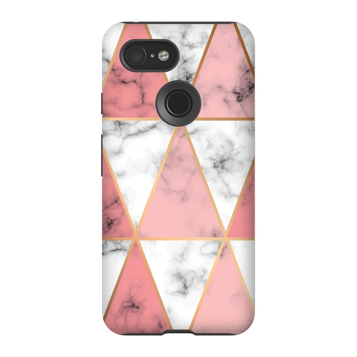 Pixel 3 StrongFit Marble Geometry 037 by Jelena Obradovic