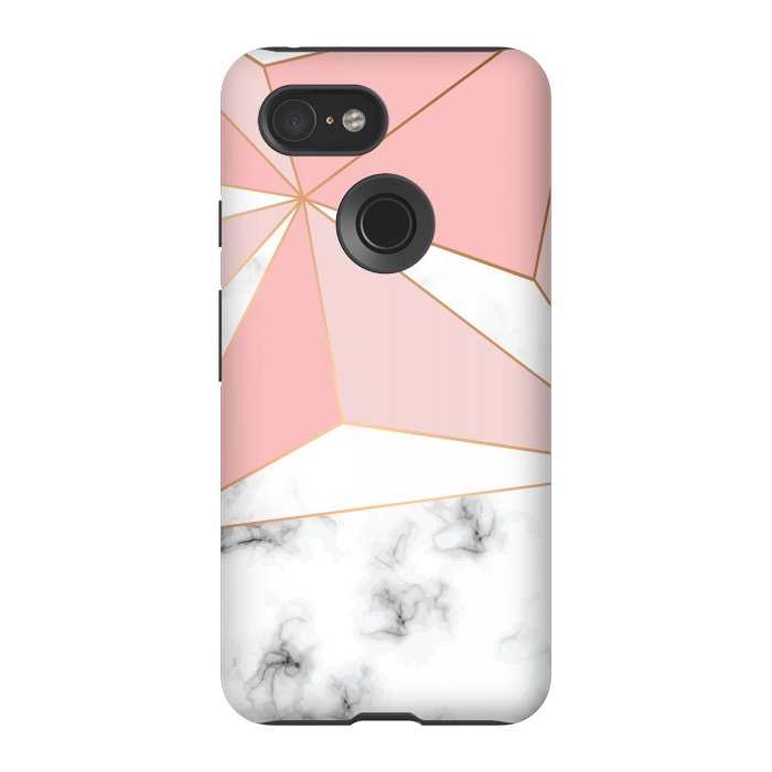 Pixel 3 StrongFit Marble Geometry 042 by Jelena Obradovic