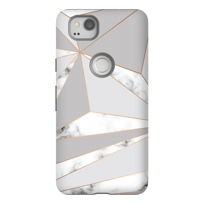Pixel 2 StrongFit Marble Geometry 044 by Jelena Obradovic