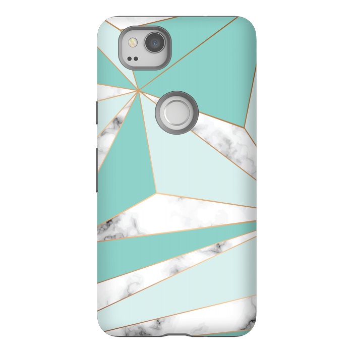 Pixel 2 StrongFit Marble Geometry 045 by Jelena Obradovic