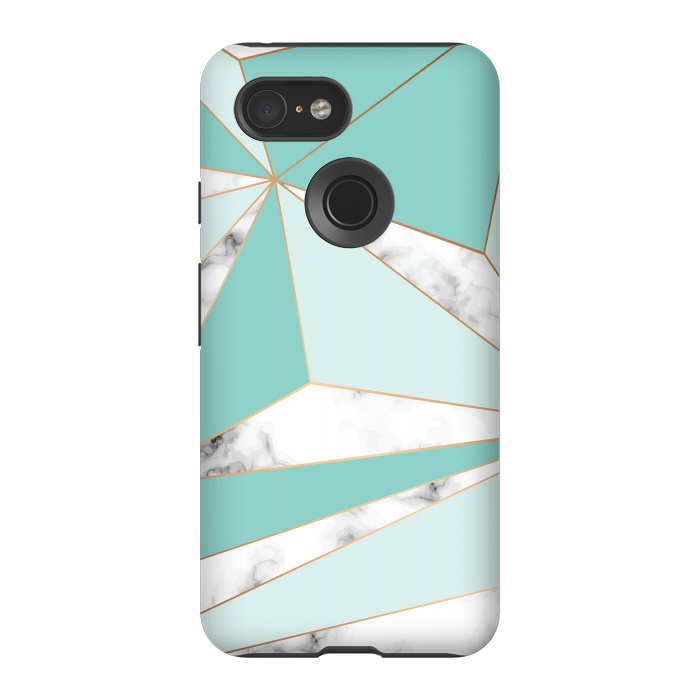 Pixel 3 StrongFit Marble Geometry 045 by Jelena Obradovic
