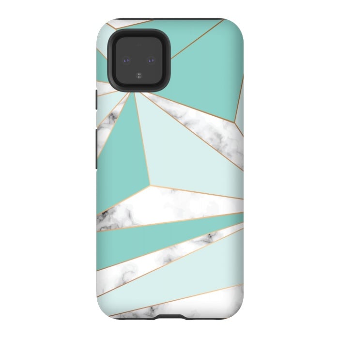 Pixel 4 StrongFit Marble Geometry 045 by Jelena Obradovic