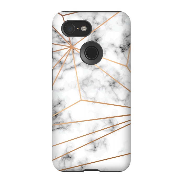 Pixel 3 StrongFit Marble Geometry 046 by Jelena Obradovic