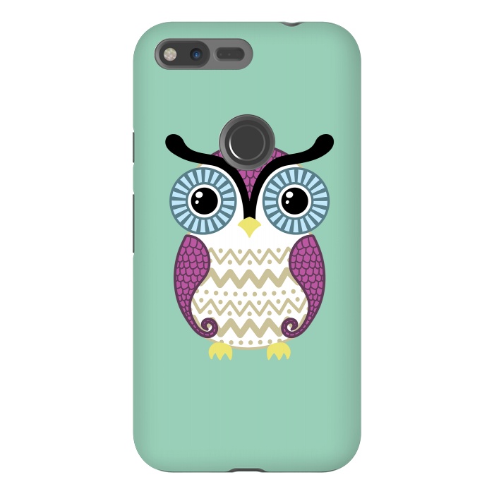 Pixel XL StrongFit Cute owl by Laura Nagel
