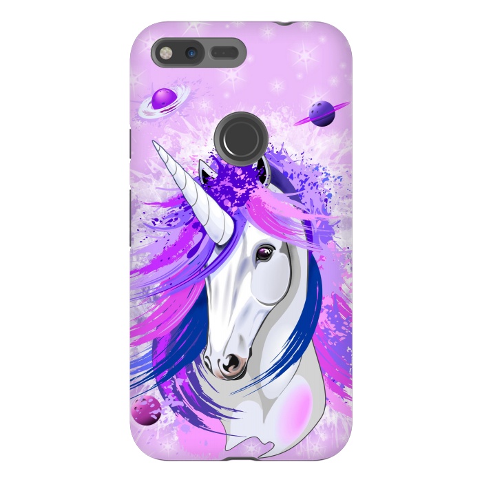 Pixel XL StrongFit Unicorn Spirit Pink and Purple Mythical Creature by BluedarkArt