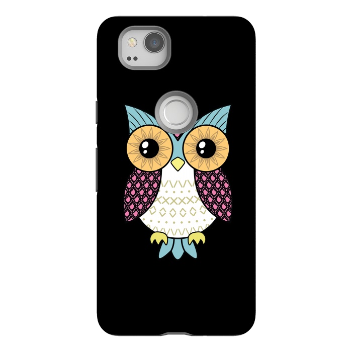 Pixel 2 StrongFit Fancy owl by Laura Nagel