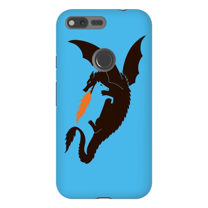Pixel XL StrongFit Dragon and Horse by Coffee Man