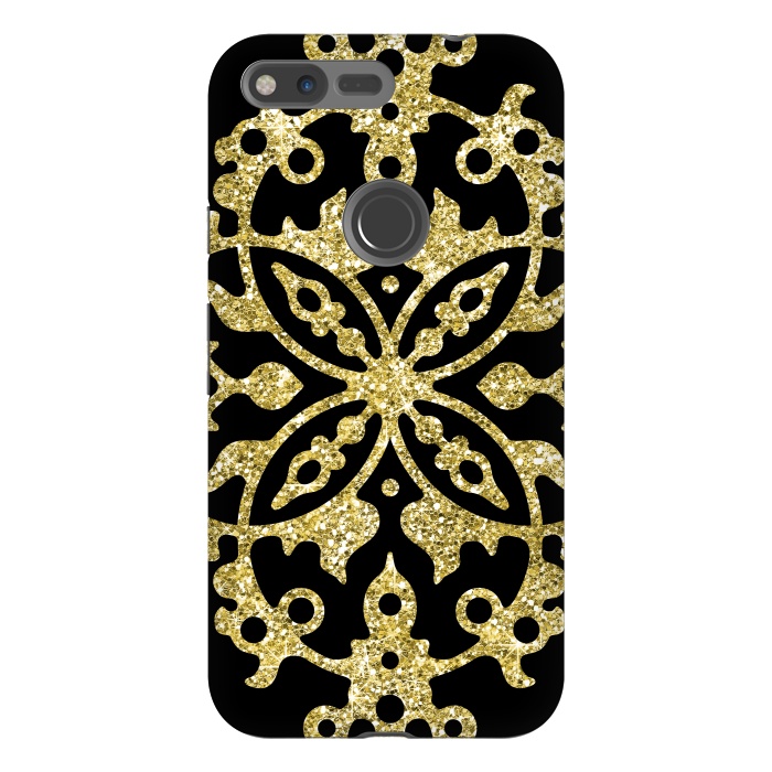 Pixel XL StrongFit Black and Gold Fashion Case by Alemi