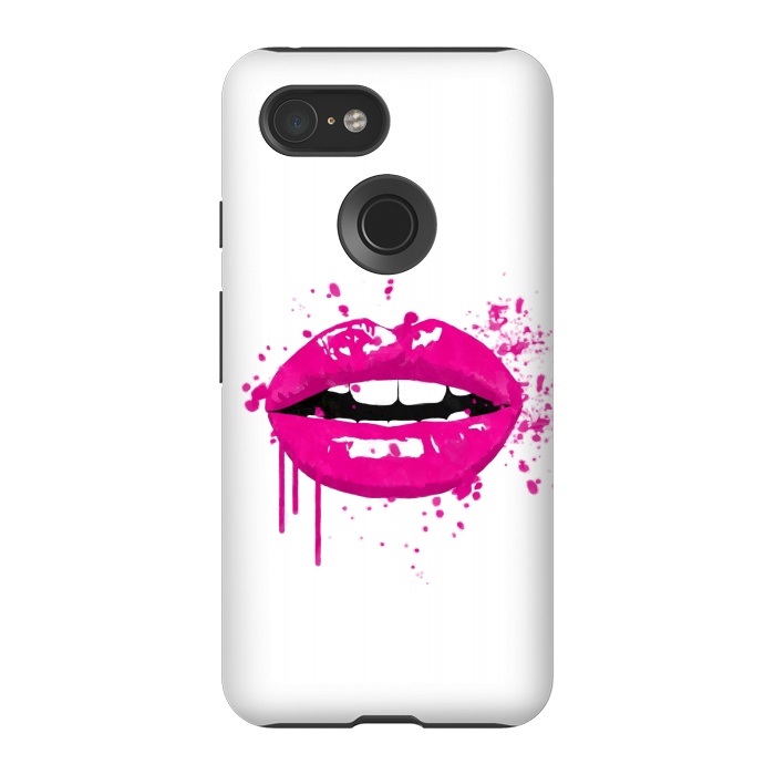 Pixel 3 StrongFit Pink Lips by Alemi