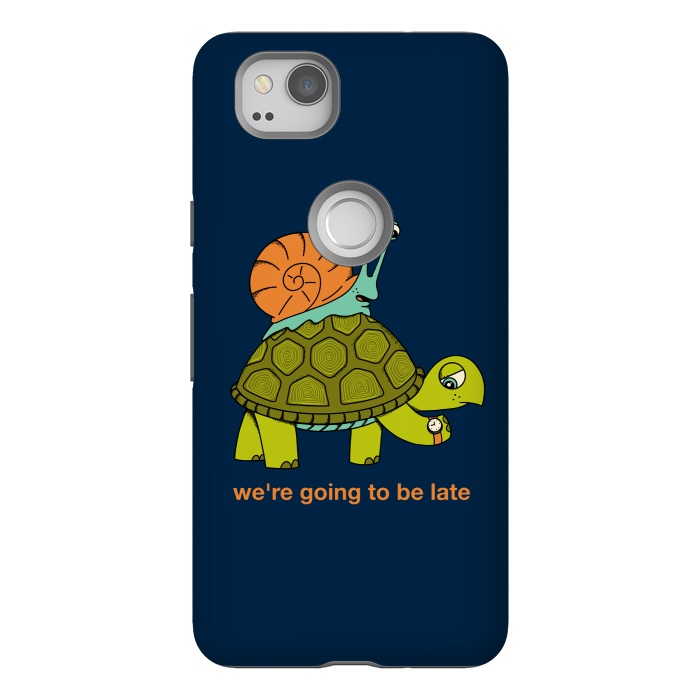 Pixel 2 StrongFit Turtle and Snail by Coffee Man